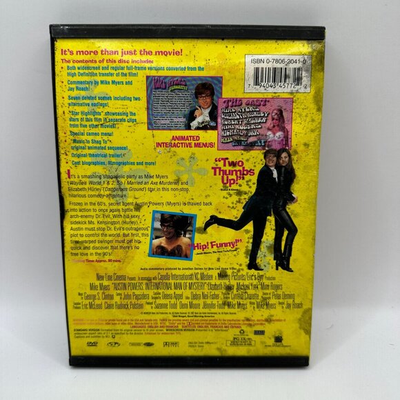 Austin Powers International Man Of Mystery DVD Mike Myers New Line Platinum - Picture 3 of 4